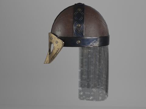 Helmet Viking 3D 모델