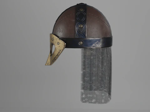 Helmet Viking 3D Model