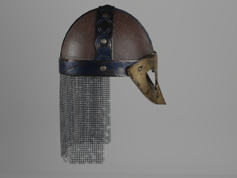 Helmet Viking 3D 모델
