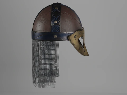 Helmet Viking 3D Model
