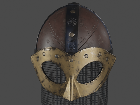 Helmet Viking 3D 모델