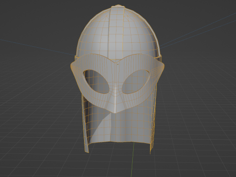 Helmet Viking 3D 모델