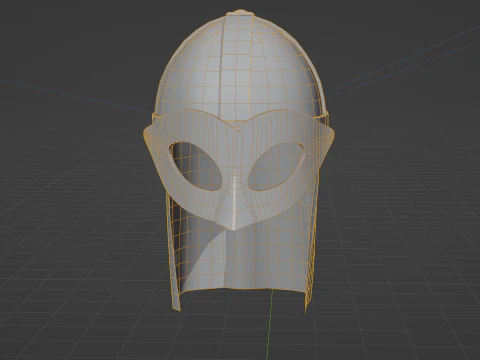 Helmet Viking 3D Model