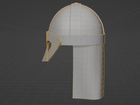 Helmet Viking 3D Model