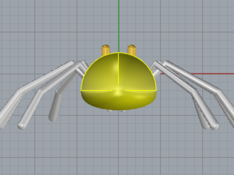 Spider Pendant 3D Printable JewelryModel Modelo de impresión 3D