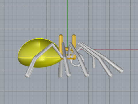 Spider Pendant 3D Printable JewelryModel Modelo de impresión 3D