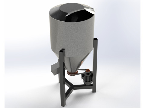 Vertical feed mixer 3Dモデル