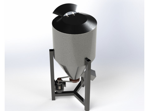 Vertical feed mixer Modelo 3D