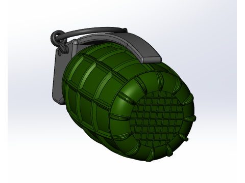DM51-DM51A1 Grenade Deutsches Modell Modelo de impresión 3D