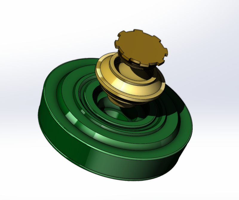Training Model of TM-62 Anti-Personnel Mine 3D-Druckmodell .c4d .max .obj .3ds .fbx .stl .blend