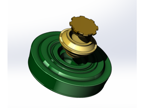 Training Model of TM-62 Anti-Personnel Mine 3D Print Model