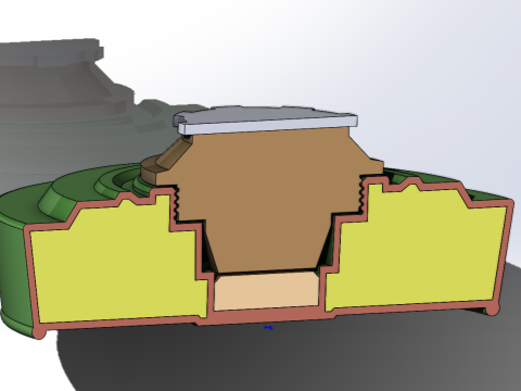 Training Model of TM-62 Anti-Personnel Mine 3D-Druckmodell