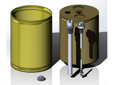 OZM-72 Anti-Personnel Mine 3D Принт Модель