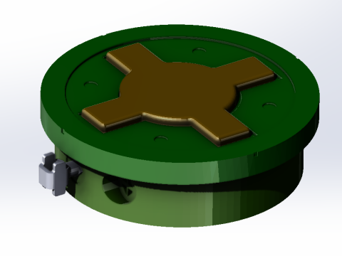 Training Model of PMN-2 Anti-Personnel Mine 3D प्रिंट मॉडल