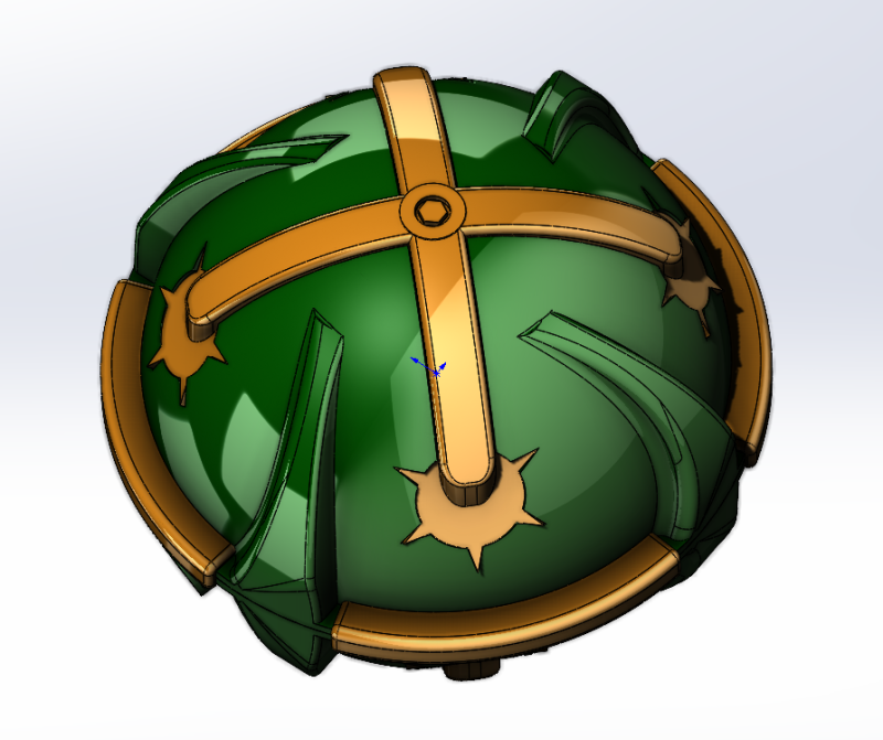 Anti-Personnel Mine POM-1 - POM-1S 3D प्रिंट मॉडल .c4d .max .obj .3ds .fbx .stl .blend