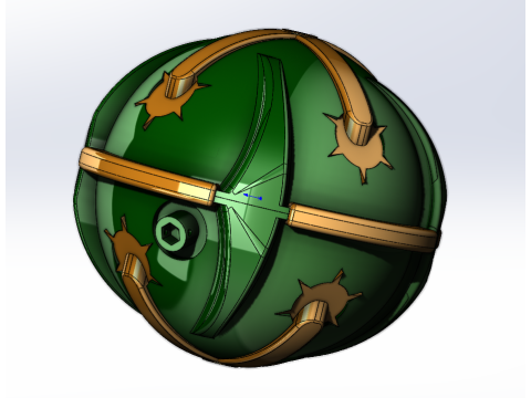 Anti-Personnel Mine POM-1 - POM-1S 3D प्रिंट मॉडल