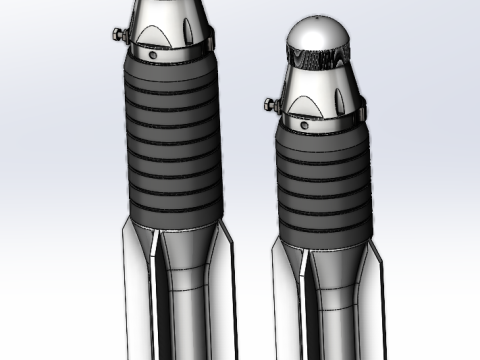 OFSP-05 OFSP-08 High-Explosive Fragmentation Munition 3D 프린트 모델