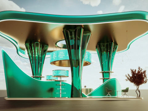 Exhibition Stand 3D Модель