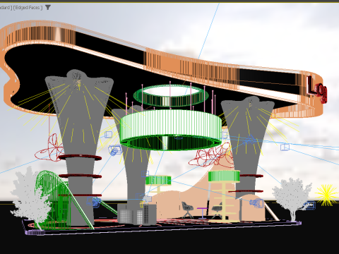 Exhibition Stand 3D Модель