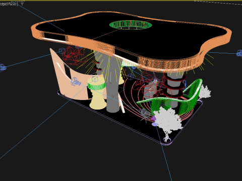Exhibition Stand 3D Модель