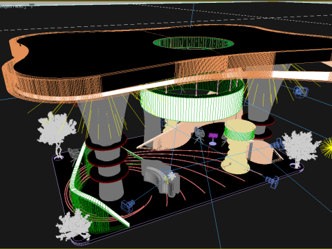 Exhibition Stand 3D Модель