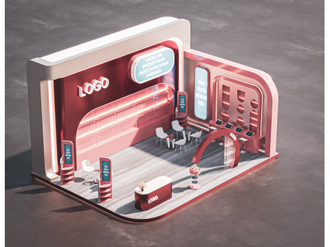 Exhibition Stand Modelo 3D