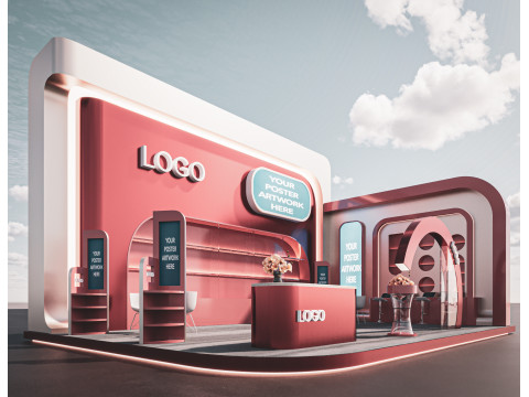 Exhibition Stand Modelo 3D
