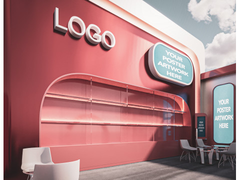 Exhibition Stand Modelo 3D