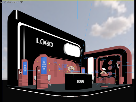 Exhibition Stand Modelo 3D