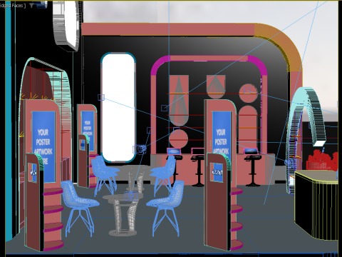 Exhibition Stand Modelo 3D
