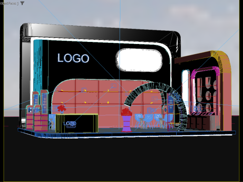 Exhibition Stand Modelo 3D