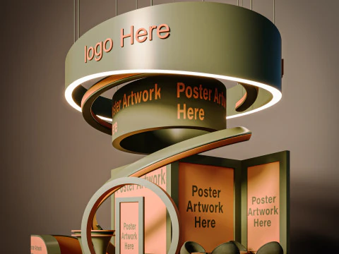 Exhibition Stand 3D Model