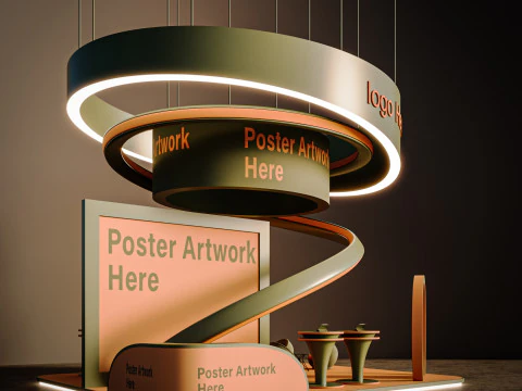 Exhibition Stand 3D Model
