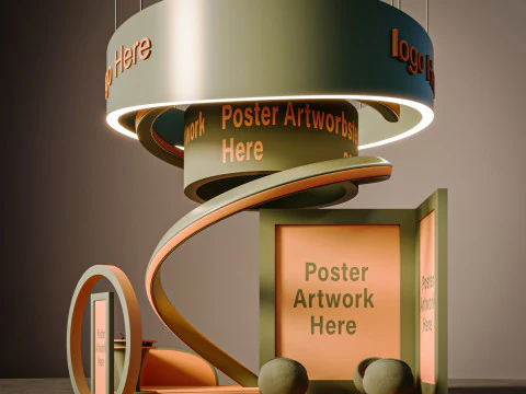 Exhibition Stand 3D Model