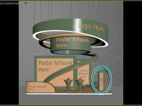 Exhibition Stand 3D Model