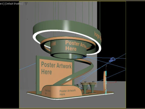 Exhibition Stand 3D Model