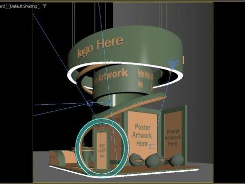 Exhibition Stand 3D Model