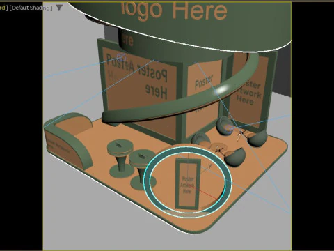 Exhibition Stand 3D Model