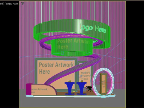 Exhibition Stand 3D Model