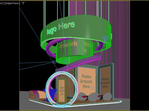 Exhibition Stand 3Dモデル