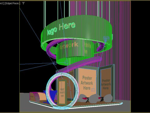Exhibition Stand 3D Model