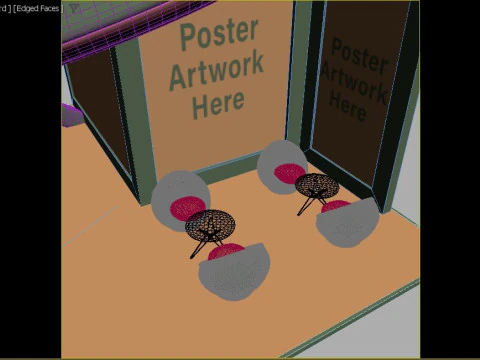 Exhibition Stand 3D Model