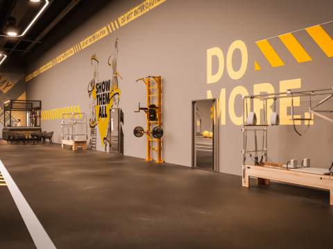Cross fit training gym 3D Model