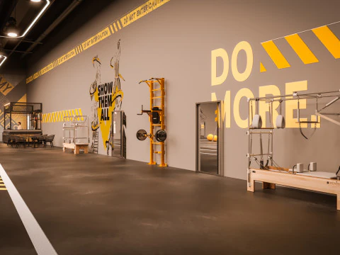 Cross fit training gym 3D Model