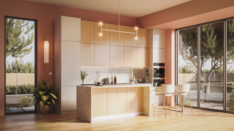 Modern kitchen 3D 모델 .c4d .max .obj .3ds .fbx .stl .blend