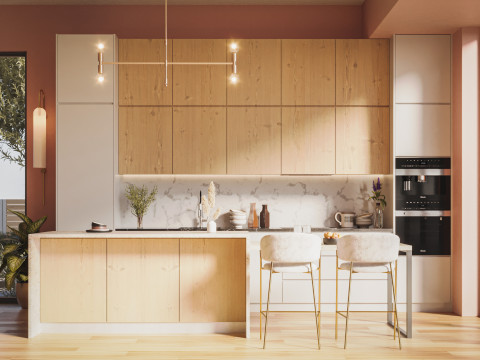 Modern kitchen 3D 모델