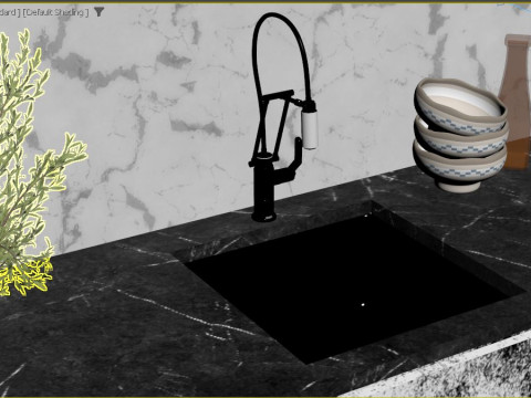 Modern kitchen 3D 모델