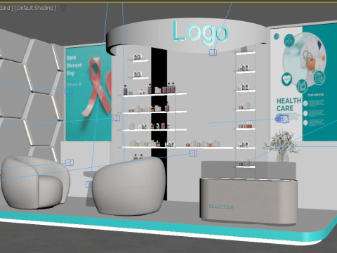 Exhibition Stand Model 3D