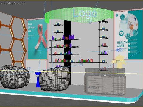 Exhibition Stand Model 3D