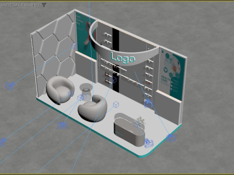 Exhibition Stand Model 3D